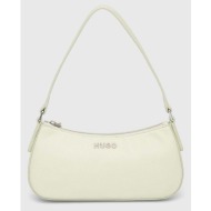 τσάντα hugo χρώμα: πράσινο, 50516666 κύριο υλικό: 62% ανακυκλωμένη πολυουρεθάνη, 30% πολυεστέρας, 8%