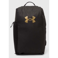 αθλητική τσάντα under armour contain duo medium χρώμα: μαύρο, 1381919 100% πολυεστέρας