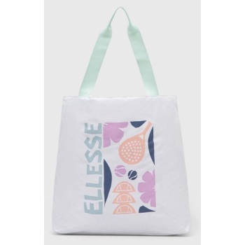 τσάντα ellesse mittie tote bag χρώμα άσπρο, sava3587 100%