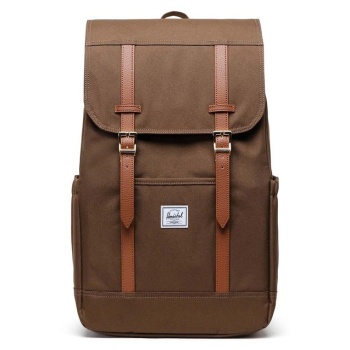 σακίδιο πλάτης herschel retreat backpack χρώμα καφέ 100%