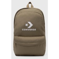σακίδιο πλάτης converse χρώμα: πράσινο, 10025485-a09 100% πολυεστέρας