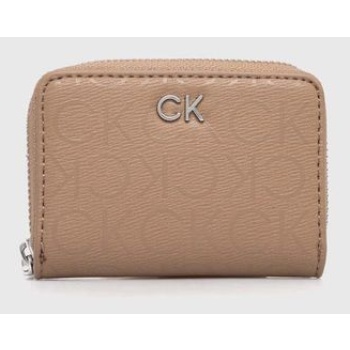 πορτοφόλι calvin klein χρώμα καφέ, k60k612188 51%