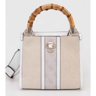 τσάντα guess kerima χρώμα: μπεζ, hwag93 37770 κύριο υλικό: 62% βαμβάκι, 31% πολυεστέρας, 7% ρεγιόν
φ