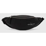 τσάντα φάκελος calvin klein jeans χρώμα: μαύρο, k50k512029 100% poliuretan