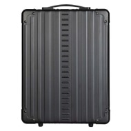 σακίδιο πλάτης aleon 17` aluminum backpack χρώμα: μαύρο, h1700100 αλουμίνιο, πολυεστέρας