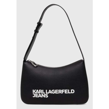 τσάντα karl lagerfeld jeans χρώμα μαύρο, 245j3007 58%