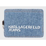 θήκη για κάρτες karl lagerfeld jeans 245j3204 55% poliuretan, 45% βαμβάκι