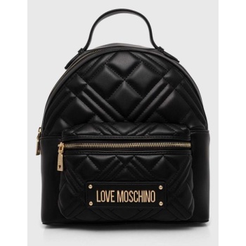 σακίδιο πλάτης love moschino χρώμα μαύρο, jc4148pp1lla0000