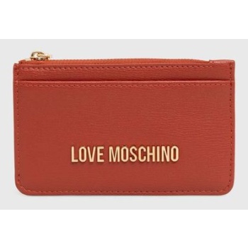 πορτοφόλι love moschino χρώμα πορτοκαλί, jc5614pp1lld0000