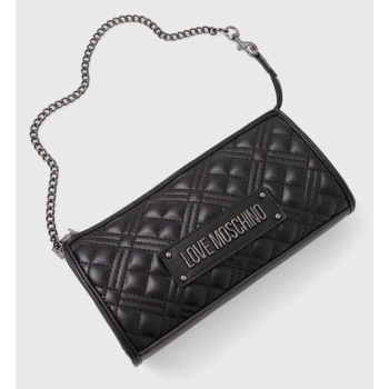 τσάντα love moschino χρώμα μαύρο, jc4011pp1lla0000 100% pu