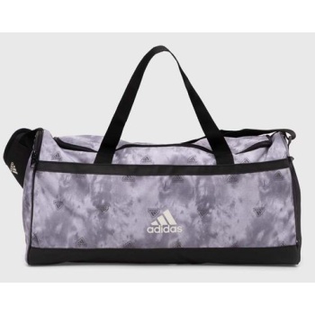 τσάντα adidas essentials χρώμα γκρι, ix6807 100%