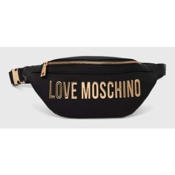 τσάντα φάκελος love moschino χρώμα μαύρο, jc4195pp1lkd0000