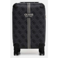 βαλίτσα guess kallisto χρώμα: μαύρο, twb760 49830 συνθετικό ύφασμα