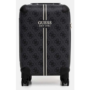 βαλίτσα guess kallisto χρώμα μαύρο, twb760 49830 συνθετικό