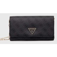 τσάντα guess noelle χρώμα: μαύρο, hwbg78 79750 κύριο υλικό: 100% pu - πολυουρεθάνη
φόδρα: 80% πολυεσ