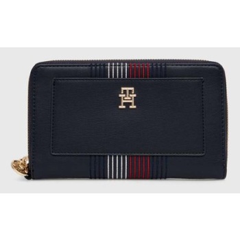 πορτοφόλι tommy hilfiger χρώμα ναυτικό μπλε, aw0aw16324