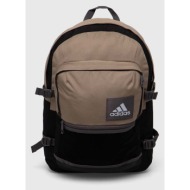 σακίδιο πλάτης adidas essentials χρώμα: μαύρο, iw9801 100% ανακυκλωμένος πολυεστέρας