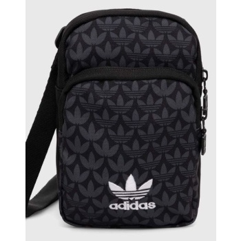 σακκίδιο adidas originals χρώμα μαύρο, ix6831 κύριο υλικό