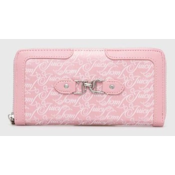 πορτοφόλι juicy couture χρώμα ροζ, wejqn5492wzc 80%