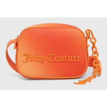 τσάντα juicy couture χρώμα πορτοκαλί, bijjm5337wvp 100%