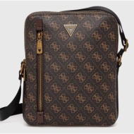 σακκίδιο guess torino χρώμα: καφέ, hmtolo p4218 κύριο υλικό: 100% poliuretan
φόδρα: 100% πολυεστέρας