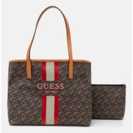 τσάντα guess vikky χρώμα: πορτοκαλί, hwsv93 18280 κύριο υλικό: 100% poliuretan
φόδρα: 80% πολυεστέρα