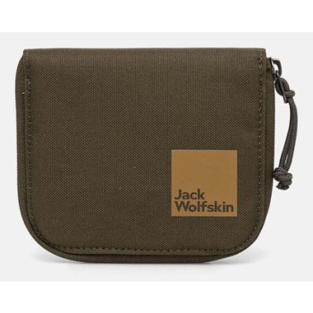 πορτοφόλι jack wolfskin χρώμα πράσινο, 8007831 100%