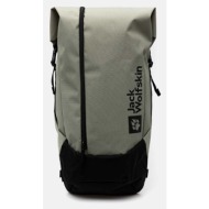 σακίδιο πλάτης jack wolfskin all-in pack 30 χρώμα: πράσινο, a62108 100% πολυεστέρας