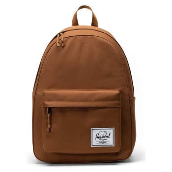 σακίδιο πλάτης herschel classic backpack χρώμα γκρι 100%