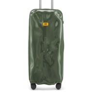 βαλίτσα crash baggage trunk large size χρώμα: πράσινο, cb169 100% πολυκαρβονικά