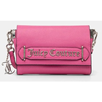 τσάντα juicy couture χρώμα ροζ, bijjm3094wvp 100%