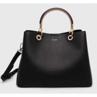 τσάντα aldo surgoine χρώμα: μαύρο κύριο υλικό: 100% poliuretan
φόδρα: 100% ανακυκλωμένο πολυαιθυλένι