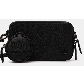 δερμάτινο φακελάκι coach charter slim crossbody χρώμα
