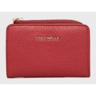 δερμάτινο πορτοφόλι coccinelle γυναικεία 100% φυσικό δέρμα