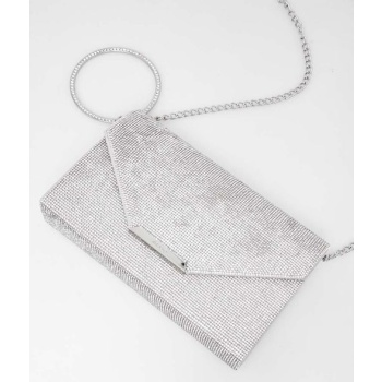 τσάντα aldo welter χρώμα ασημί, welter.042 υλικό 1 80%