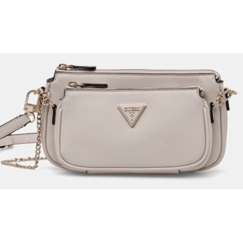 τσάντα guess noelle χρώμα πορτοκαλί, hwzg78 79710 κύριο