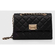 τσάντα aldo contedennon χρώμα: μαύρο, contedennon.001 κύριο υλικό: 100% poliuretan
φόδρα: 100% πολυε