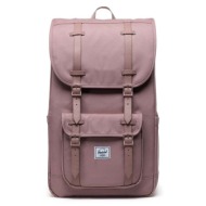 σακίδιο πλάτης herschel little america χρώμα: ροζ 100% πολυεστέρας