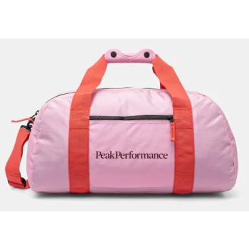 τσάντα peak performance χρώμα μοβ κύριο υλικό 100%