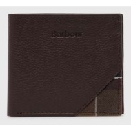 δερμάτινο πορτοφόλι barbour ανδρικά, χρώμα: καφέ mlg0063 υλικό 1: 100% φυσικό δέρμα
υλικό 2: 65% πολ