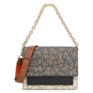 τσάντα tous audree chain kaos icon χρώμα: μπεζ συνθετικό ύφασμα