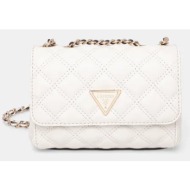 τσάντα guess giully χρώμα: άσπρο, hwqg87 48740 κύριο υλικό: 100% poliuretan
φόδρα: 80% πολυεστέρας, 