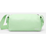 δερμάτινη τσάντα sunnei χρώμα: πράσινο, maccwbag006 κύριο υλικό: 100% φυσικό δέρμα
φόδρα: 100% βαμβά