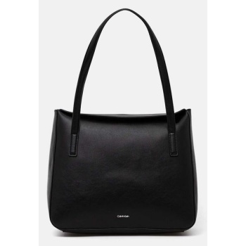 τσάντα calvin klein χρώμα μαύρο, k60k612577 51%