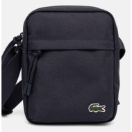σακκίδιο lacoste χρώμα: ναυτικό μπλε, nu4788ne 100% πολυεστέρας