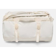 τσάντα the north face base camp duffel 31l χρώμα: μπεζ, nf0a52ssubo1 100% πολυεστέρας