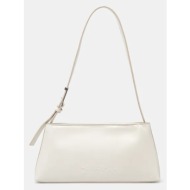 τσάντα calvin klein χρώμα: μπεζ, k60k612550 51% ανακυκλωμένος πολυεστέρας, 49% poliuretan