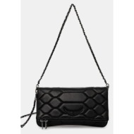 δερμάτινη τσάντα zadig&voltaire χρώμα: μαύρο, lwba02581 κύριο υλικό: 100% φυσικό δέρμα