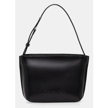 τσάντα calvin klein χρώμα μαύρο, k60k612551 51%