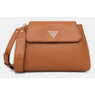 τσάντα guess sora χρώμα: άσπρο, hwvg95 07200 poliuretan